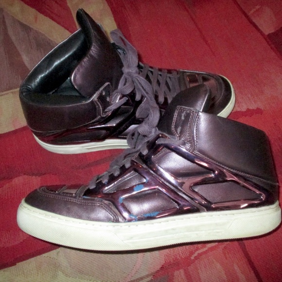 Alejandro Ingelmo Other - Alejandro Ingelmo Metallic Aubergine leather Tron